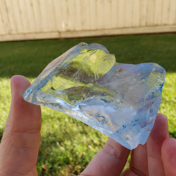 Andaras Crystals Diamond Light Blue Blessing