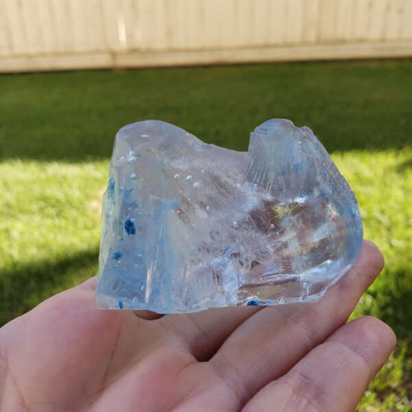 Andaras Crystals Diamond Light Blue Blessing