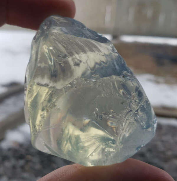 Iridescent Andara Crystals, Alberta, Canada